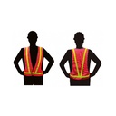 [H11080] Chaleco reflectivo safety vest naranja