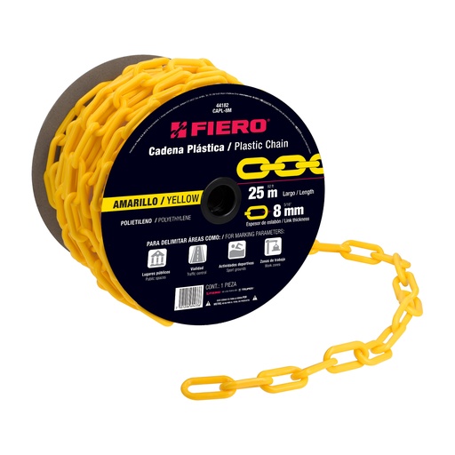 [CAPL-8M] Cadena plastica 8mm