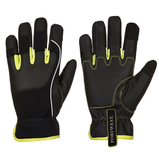 [A771BKYL] Guante de comerciante PW3 Negro/Amarillo